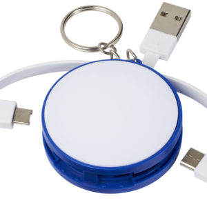 C?ble de recharge 3-en-1 avec porte-cl?s Wrap