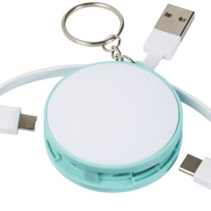 C?ble de recharge 3-en-1 avec porte-cl?s Wrap