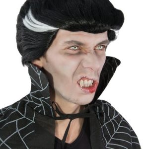 Perruque vampire - noir et blanc