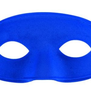 Loup tissu domino - bleu