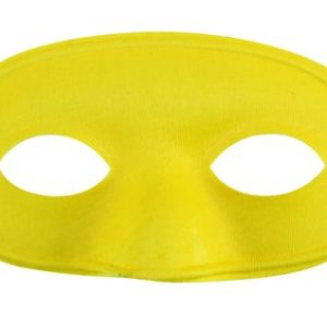 Loup tissu domino - jaune