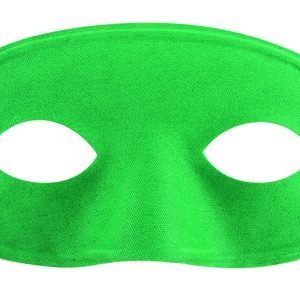 Loup tissu domino - vert