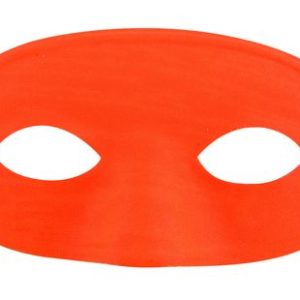 Loup tissu domino - orange