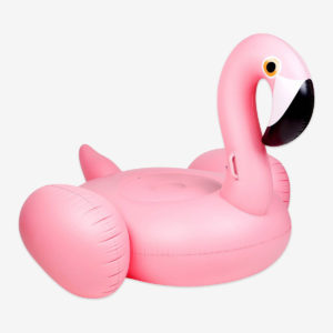 Maxi Bouee Gonflable Flamant Rose
