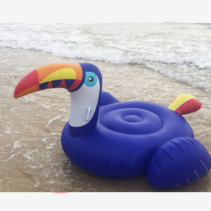Maxi Bouee Gonflable Toucan Bleu