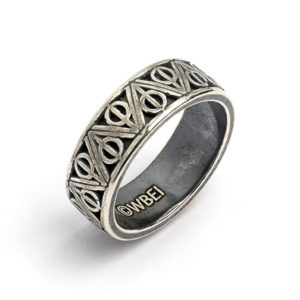 Bague Harry Potter Argent Massif les Reliques de la Mort : L