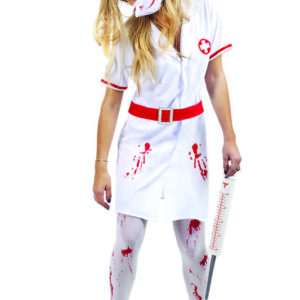 Costume ado infirmiËre sanglante - 140/160 cm - taille unique