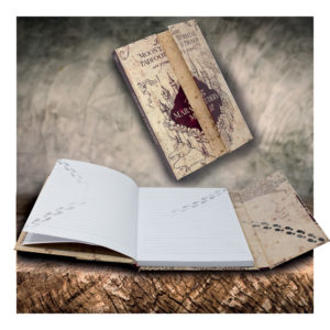 Carnet de Notes Harry Potter Magnetique Carte du Maraudeur