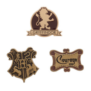 Lot de 3 Badges Gryffondor Harry Potter