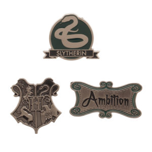 Lot de 3 Badges Serpentard Harry Potter