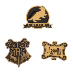 Lot de 3 Badges Poufsouffle Harry Potter