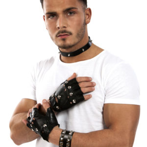 Bracelet de punk - largeur 4 cm