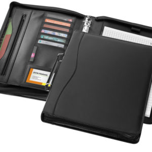 Serviette classeur zipp?e A4 Ebony
