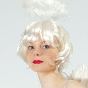 Serre-tÍte halo d'ange - blanc