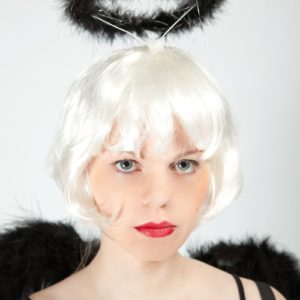 Serre-tÍte halo d'ange - noir