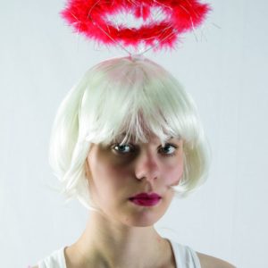 Serre-tÍte halo d'ange - rouge