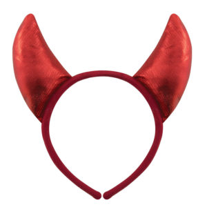 Serre-tÍte de diable en tissu mÈtallisÈ