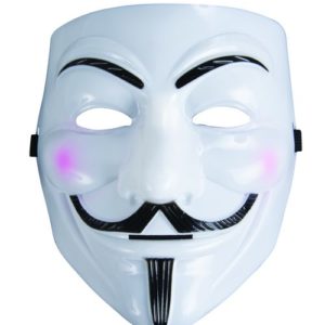 Masque adulte rigide - "anonyme"