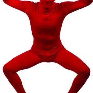 Costume adulte Kolalapo - rouge - XL