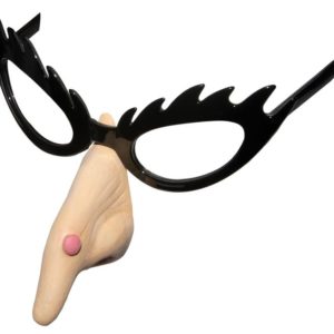Lunettes plastique - sorciËre avec nez souple