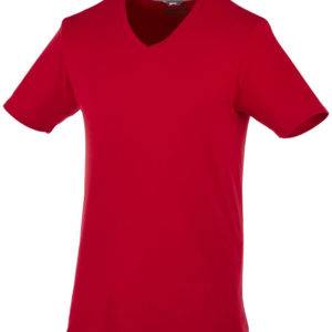 T-shirt col V manches courtes pour hommes Bosey