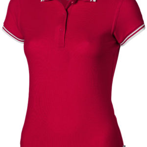 Polo manches courtes avec détail rayure pour femmes Deuce