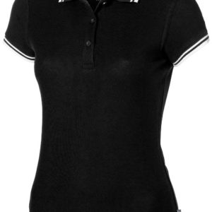 Polo manches courtes avec détail rayure pour femmes Deuce