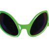 Lunettes plastique - alien - vert