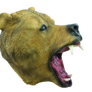 Masque adulte latex intÈgral ours brun