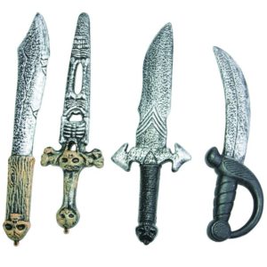 Arme blanche - 4 assorties - 27 ‡ 34 cm