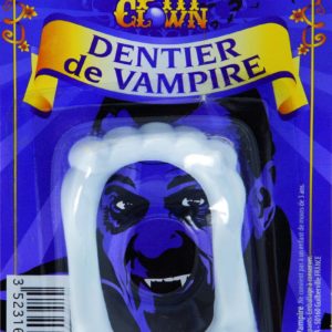 Dentier de vampire - blanc