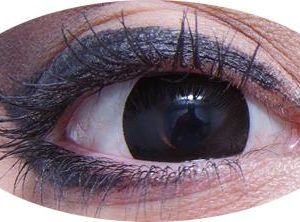 Lentilles de contact fantaisie - journaliËres - úil noir - la paire - PRIX NET