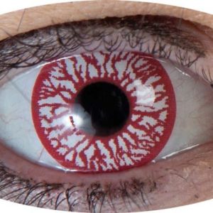 Lentilles de contact fantaisie - journaliËres - úil sanglant - la paire - PRIX NET