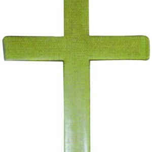 Croix de moine - plastique - or - 23 cm