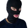 Cagoule de cambrioleur adulte - tissu - noir
