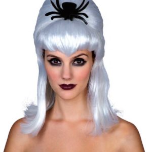 Perruque Spiderella avec araignÈe - blanc