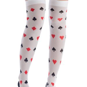 Bas - blanc impression cartes - la paire