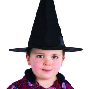 Chapeau sorciËre enfant - tissu noir