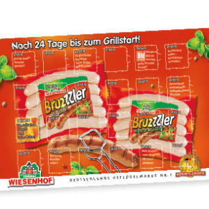 Calendrier évènementiel personnalisé à poser