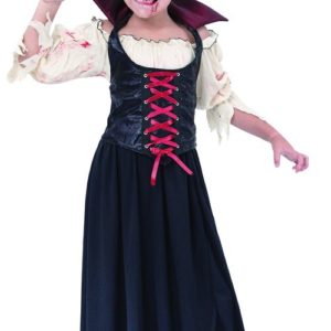 Costume enfant luxe vampiresse sanglante - S