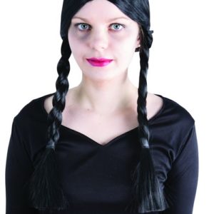 Perruque MERCREDI - tresses noires