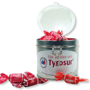 Boîte de bonbons à fermeture mécanique