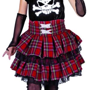 Costume enfant luxe punk fille - M