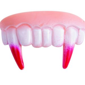 Dentier de vampire souple sanglant