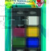 Fard gras - palette 6 couleurs (1 gr) + 2 applicateurs