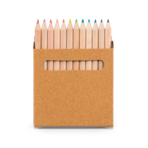 Boîte avec 12 crayons de couleur