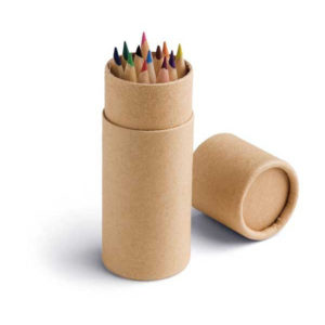 Boîte avec 12 crayons de couleur