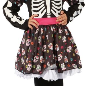Costume baby luxe robe Day of the Dead - 80/92 cm