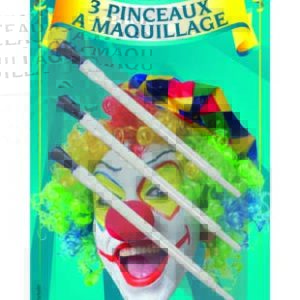 Pinceau ‡ maquillage - blister de 3