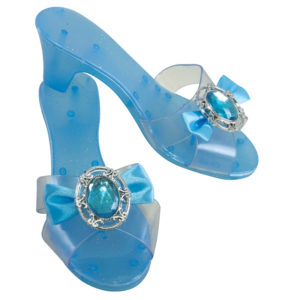 Chaussures de princesse - plastique - bleu - taille unique